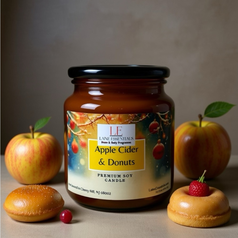 Non-Toxic Apple Cider & Donuts Soy Candle